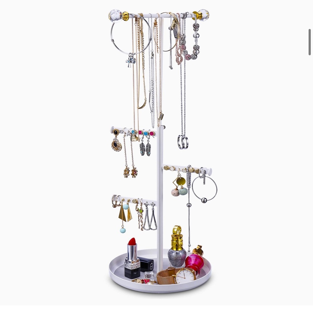 Jewelry tree stand organizer